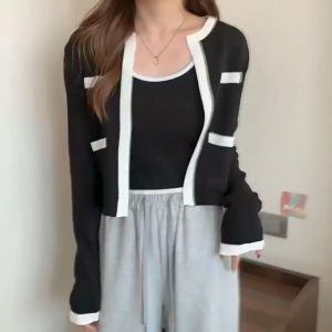 Santaniah Cardigan Set Rajut Wanita Import 30312