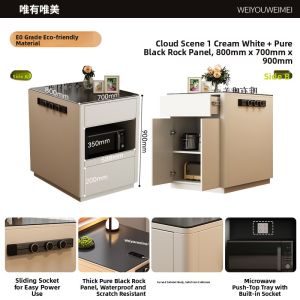 Weimei | Customizable Open Kitchen Island Cabinet