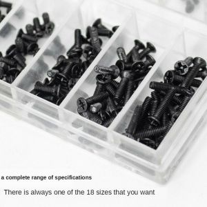 500PCs Mini Screw Set 18 Types Screws Kit Mini Flat Head Screw For Laptop Phone Lens Tablet Camera