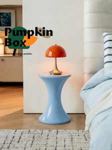 NANGUAHEZI | New Easy Dopamine Bedside Table Home Small Spaces Narrow Storage