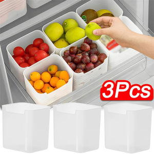 3/2/1Pcs Refrigerator Food Fresh Storage Box Fridge Side Door Fruit Vegetable Spice Food Case Container Kitchen Organizer Storage Boxs