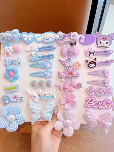 Sét 36 Món Dây Buộc Tóc Phụ Kiện Tóc Dễ Thương Cho Bé Gái xinh xắn