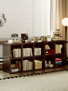 YONGJUE | Solid Wood Latticed Multi-functional Storage Cabinet