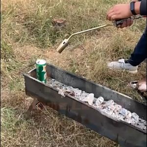 หัวพ่นไฟต่อถัง 30/50/65cm หัวพ่นไฟ ที่เผาขาหมู เผายางมะตอย 6 เหล็กกล้าไร้สนิม วาล์วทองเหลือง สวิทย์ของสองตัว