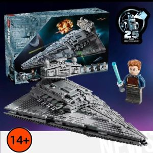 ในสต็อก MINISO Disney Space Wars Fit 75394 Imperial Star Destroyer Building Blocks อิฐของเล่นวันเกิดคริสต์มาสของขวัญ