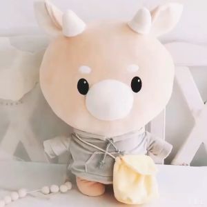 GẤU BÔNG BÒ CHĂM CHỈ THƯ KÍ KIM VẢI NHUNG MỀM MỊN GẤU BÔNG CUTE CHO BÉ