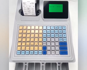 C50 Dual Screen POS Terminal Built-in Printer & UV Bill Counter for Supermarket & Convenience Store
