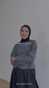 Ghanimi - Malca Cardigan / Outer Casual Formal / Atasan Kerja / Cardigan Wanita / Blazer Wanita