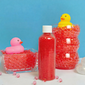 MAKEWAN | Water Absorbing Red Bullet Beads 7mm