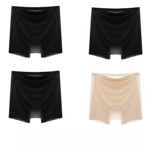 MiiOW | Quần an toàn Ice Silk không đường may cho nữ Quần lót ngắn chuyên dụng cho trang phục truyền thống Quần lót hai trong một