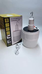 Solar Power LED Hanging Lamp Bulb 220V Rechargeable Outdoor Emergency Light Smartourhome