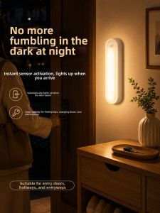 XLYS | Smart LED Night Light Bedroom Bedside Motion Sensing Automatic Light