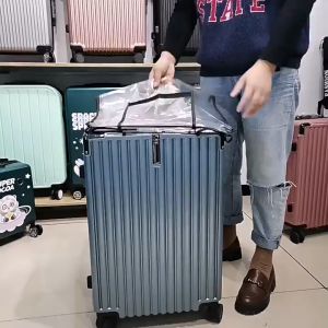 EKK Luggage Cover Protector Thicken Luggage Suitcase Protective Cover Anti Dust Waterproof Transparent PVC Luggage Bagasi Cover Luggage Cover
