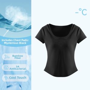 UPcosy | Padded Braless One-piece Modal T-Shirt