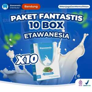 Etawanesia Susu Kambing Premium Atasi Sesak Nafas & Nyeri Tulang Sendi -10 Box