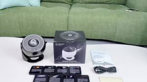 Đèn Chiếu Sao 12 Trong 1 Máy Chiếu Hành Tinh 4K HD 360 Độ °   Đèn Xoay Hình Thiên Hà Cho Phòng Trẻ Em - Quà Tặng Valentine - Trang Trí Phòng Trẻ Em