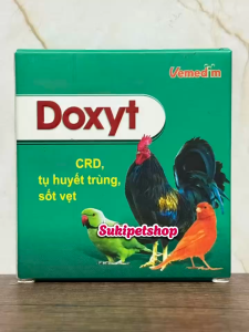 DOXYT - NGUYÊN HỘP 10 VIÊN - SẢN PHẨM CẢI THIỆN VẤN ĐỀ HỆ TIÊU HÓA VÀ HÔ HẤP CHO CHIM CẢNH VẸT VÀ GÀ
