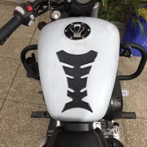 5D Carbon Fiber Motorcycle Universal Tank Pad Stickers Tankpad Protector Old School Touring Dirt Bike