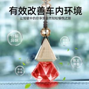 Mặt Dây Chuyền Dầu Thơm Xe Hơi Hình Tam Giác Bằng Nhựa Và Gỗ Miếng Dán Gương Chiếu Hậu Phụ Kiện Nội Thất Xe Hơi Hương Thơm