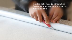 Perlindungan privasi Frosted Window Film kalis air kaca pelekat filem window Sticker dengan gam/Frosted Window sticker filem/Blackout pelekat hitam/filem Frosted tulen air bukti privasi Tinted Window Film