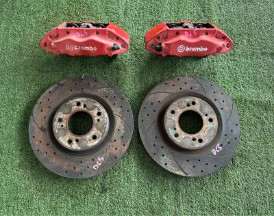 Brembo 4 Pot Brake Calliper Honda Integra DC5 Type S K20A Brake Set Used Japan 🎌🇯🇵