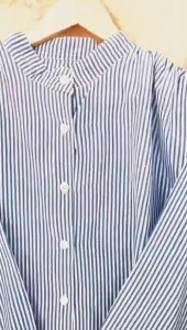 Tamira Top Atasan Blouse Kemeja Stripe Basic Fashion