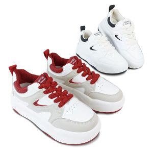 SPT-15 Sepatu Sneakers Tali Wanita Mid Top Korea Trendy Woman Sporty Shoes Premium Import Viral