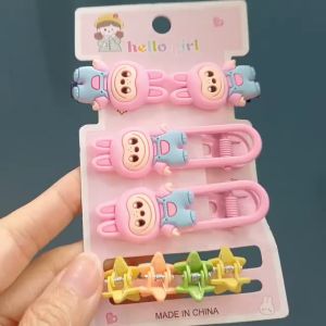 Jepit Rambut Anak Perempuan Lucu 8in1 Jepitan Rambut Fashion Karakter Kartun Monster Jepitan Hair Pin Gaya Korea 8 in 1 Kartun Monster Lucu Murah ptt