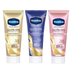 VASELINE GLUTA HYA BURST 200ml LOTION SERUM THAILAND original body 330 ml OVERNIGHT RADIANCE REPAIR NIACINAMIDE TONE UP DEWY FLAWLESS GLOW
