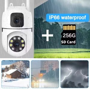 V380 Pro Wireless Smart Dual-Lens Security Surveillance Camera 360° Panoramic Rotation WIFI Mobile Phone Remote Dual Audio Came