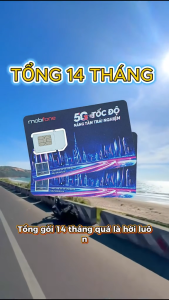 ( SALE 50% ) Sim Mobifone 5G Gía Rẻ Data 3GB/Ngày + 1 Tỷ Truy Cập Mạng Xã Hội Dùng Cực Đã - Trọn Gói 14 Tháng Không Phát Sinh Chi Phí . FREESHIP - CHƯA KÍCH HOẠT .