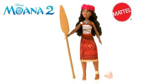 Disney Moana 2 Singing Adventure Moana Doll ตุ๊กตาโมอาน่า พร้อมอุปกรณ์เสริม ร้องเพลง “We’re Back” ภาษาอังกฤษ ของแท้