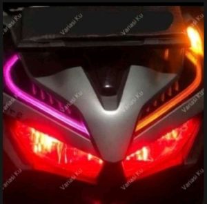 Lampu Alis Slim Flexible Running 2 Warna 30 cm Sepasang