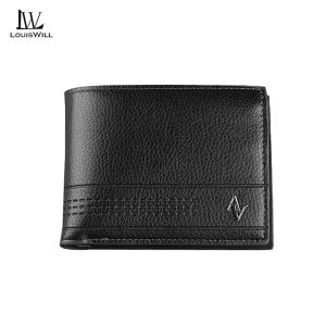 LouisWill Fashion Wallet Mens Simple Short Wallet Retro Large Capacity Retro PU Soft Leather Coin Purse Business Multi-Card Position Wallets Travel Purses Coins Pouch ID Credit Cards Holders