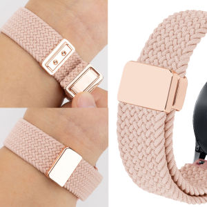20mm 22mm Braided Magnetic Strap For Garmin Vivoactive 6 5 4 Music Venu Sq 2 Plus Strap Forerunner 265 255 165/Venu 3 2 Bracelet