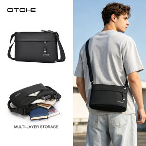 OTOHE Fashion Mens Bag Shoulder Bag Cross Body Bag Waterproof Messenger Bag Large Capacity Casual Bag Leisure Sport Street Bag for College Student