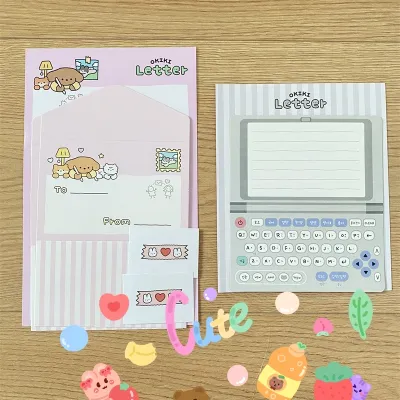 Cute Romantic Birthday Greeting Letter Writing Stationery Set