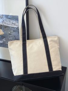 Casual Fashionable Shoulder Bag for College Students Commuting Womens Large Capacity Simple Tote Bag Korean Style Trendy