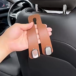 Car Hook 2IN1 Car Seat Double Hook Back Storage Hook Mobile Phone Holder Backseat Headrest Hanger Car Hanging Organizer