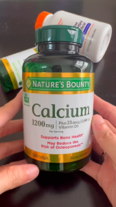 NATURES BOUNTY CALCIUM 1200MG 120 softgels hỗ trợ xương khớp ngăn ngừa loãng xương của Mỹ