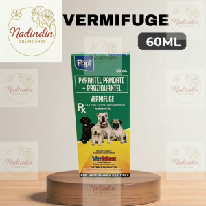 Vermifuge 60mL: Pyrantel pamoate + Praziquantel