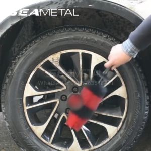 SEAMETAL Car Wheel Brush Cleaner Soft Bristle Brush Tire Rim Cleaning Tool Car Care Accessories