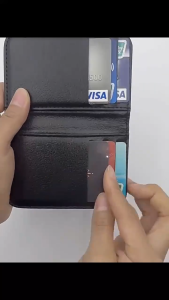 ใส่บัตรสำหรับผู้ชาย กระเป๋าหนังแบบบางสำหรับผู้ชายสุดหรูกระเป๋าสตางค์ขนาดเล็กสำหรับผู้ชายกระเป๋าใส่บัตรเครดิตสำหรับผู้หญิงกระเป๋า