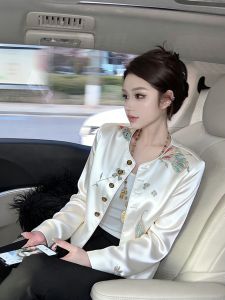 Stylish New Trend Spring Satin Blouse