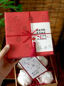 Hộp Đựng Tráng Miệng Trung Hoa 100g Rỗng Đựng Bánh Trung Thu Hộp Đựng Bánh Kẹo Truyền Thống Trung Hoa Hộp Đựng Bánh Kẹo 4 Quả