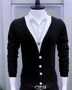 Áo nỉ thun dài tay chất mềm mịn form ôm body cho phái mạnh - N72