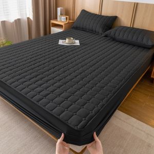 Cotton-padded Washable Cotton Bed Skirt Set