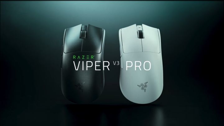 Razer Viper V3 Pro Ultra-lightweight Wireless Symmetrical Esports Mouse - Black/White