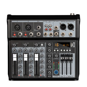 Depusheng | Bàn Trộn DJ Depusheng XT4 4/7 Kênh Với Hiệu Ứng DSP 99-bit Giao Diện Âm Thanh Karaoke USB Bluetooth +48V Phantom