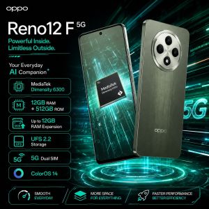 OPPO | 2026 new OPPO Reno12 F 5G 12GB+512GB Smartphone 6.67 120Hz OLED Halo Light 50MP AI Camera 5000mAh 45W SUPERVOOC IP64